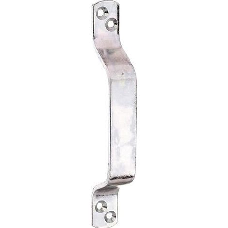Alberts 417901 Poignee de porte, electro-galvanise, passive a couche epaisse, 168 x 20 mm (1/3)
