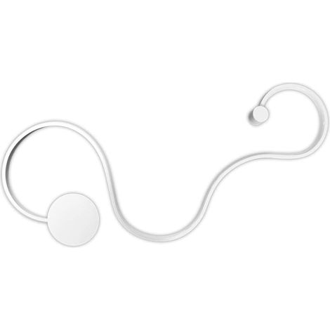 Applique da parete 20 watt ultra moderno luce calda 3000k lampada a muro per interni in alluminio arredamento casa (1/4)
