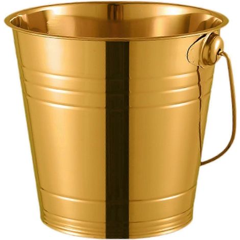 Tragbarer Eisbehälter aus Metall, Eiskübel für Salate, Snacks und Getränke, Eisbehälter zum Kühlen von Getränken, Barzubehör-2500ML (1/5)