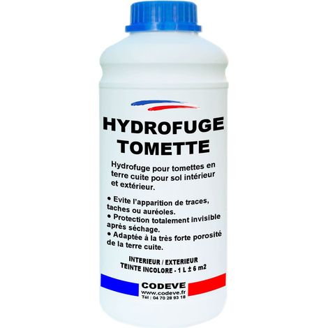 Hydrofuge Tomette - 1 L - Codeve Bois - Tomettes En Terre Cuite Pour Sol Intérieur Et Extérieur. (1/5)
