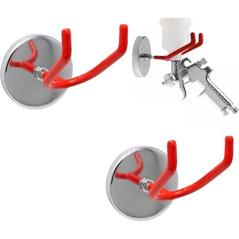 Juego de 2 Ganchos / soportes magneticos para pistolas de aire e impacto (1/5)