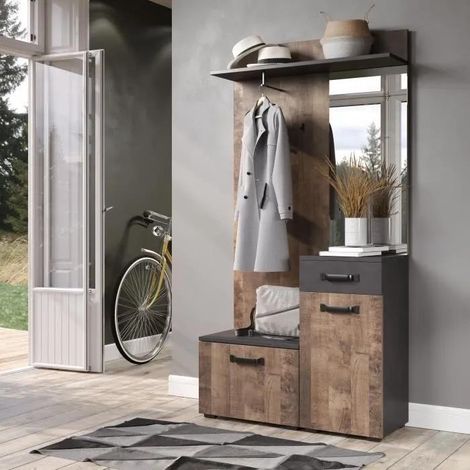Marzi  Legno laminato - Matera grigio / quercia tabac