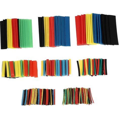 Set mit 328 Schrumpfschläuchen für elektrische Kabel – 8 x 1,4 cm (1/3)
