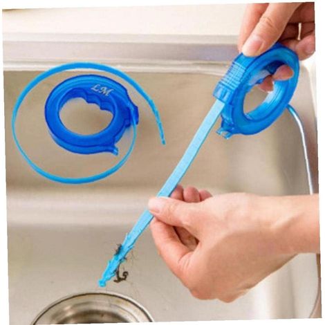 Cuisine Snake Spaping Baignoire Pin Drain Cleaneuse Salle Bains Douche Toliet Toliet Éliminateur Slog Toilette Bain Crochet Nettoyage D'égout (1/5)