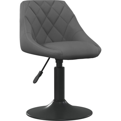 Tabouret de bar Gris foncé Velours 6 (1/5)