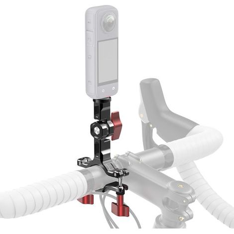 Adatto per vite da 1/4" con rotazione a 270° per supporto manubrio bici, compatibile con GoPro Insta360 (1/2)