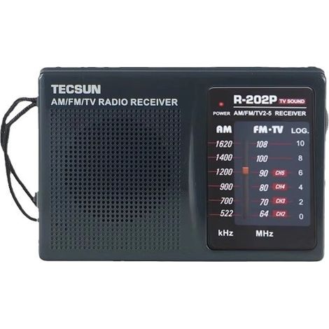 Radio FM AM Mini Radio Radio de Poche Portable Radio à Réglage Manuel avec Prise Casque Externe pour Bureau Extérieur Intérieur (1/3)