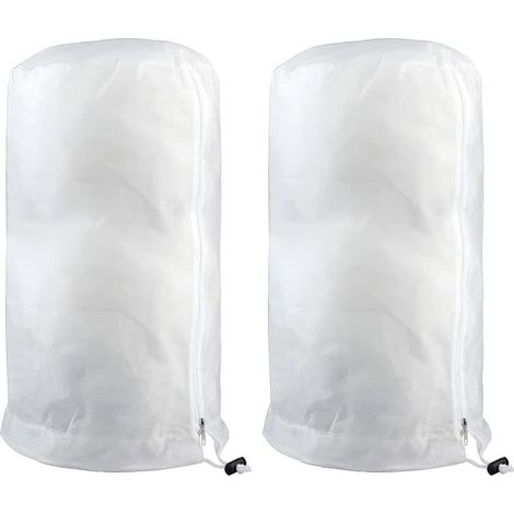 Voile Hivernage Plante,2 pièces 180x100cm cm Housse Hivernage Plante,Housse Hivernage Plante avec Cordon de Serrage et Zipper,Housse de Protection pour Plantes Réutilisable (1/5)