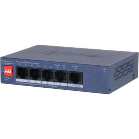 Commutateur Gigabit géré L2 Dahua CS4005-4GT-36 à 5 ports, 4 ports PoE 36 W