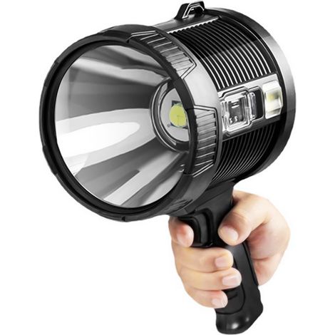 Lampe Camping Rechargeable Projecteur LED Portable Étanche IP65 Lumière Solaire Multifonction Pêche Randonnée Urgence 50W (1/5)