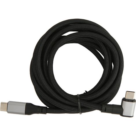 Câble adaptateur USB-C magnétique avec témoin lumineux : 2 m, charge rapide PD 100 W, transfert de données 480 Mbps, compatible Thunderbolt 3, MacBook Pro/Air (1/5)