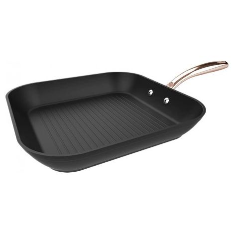 Cecotec Grill Polka Fantasy 28 Grill Golden Diamètre 28 cm, Aluminium Forgé, Revêtement Anti-Adhérent Platinum Plus Teflon (1/5)