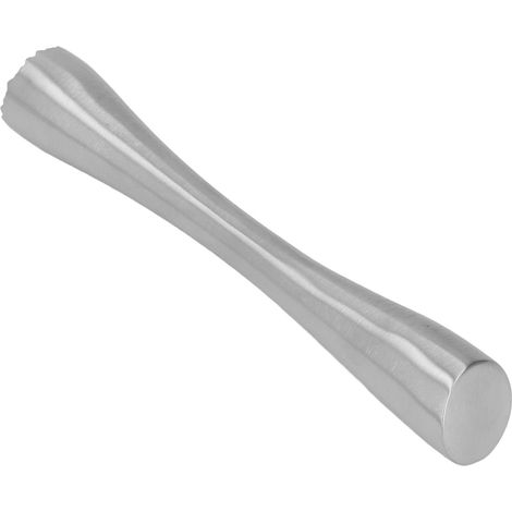 Cocktailstößel aus lebensmittelechtem Edelstahl, ergonomisch aus einem Stück geschmiedet, kurzer Griff für Küche und Bar (1/5)
