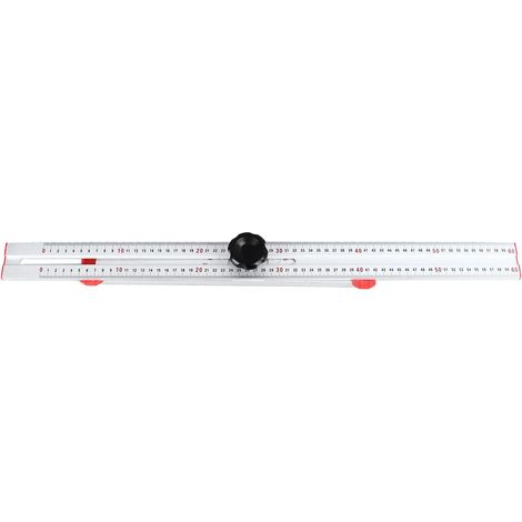 GARRYFIZH Équerre T réglable 600mm 2 en 1 - Pour traçage et mesure en menuiserie/construction (angle variable) (1/5)