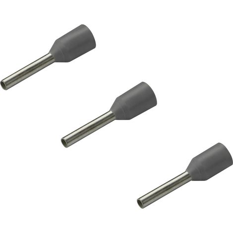 Rittal 4050.743 Aderendhülse 0.75 mm² Teilisoliert Grau 500 St.