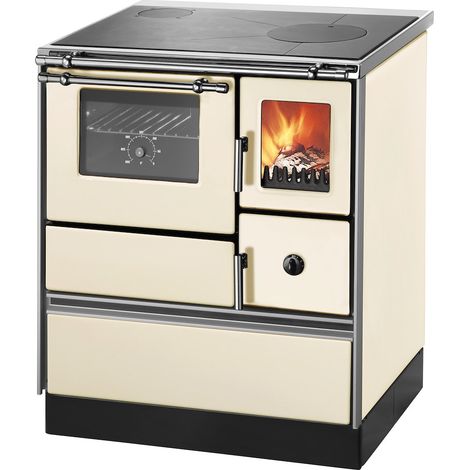 Holzherd K76F-70 Westminster 70cm,Links,Elfenbe