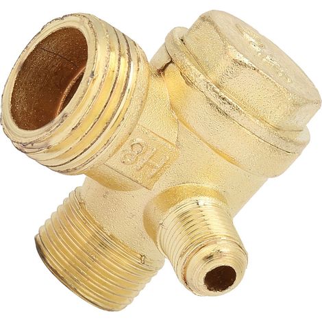 Rückschlagventil für Luftkompressor, 20 x 16 x 10 mm, aus Zinklegierung (1/5)