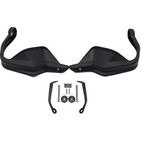 Protège-mains pour motos VOGE 650DS, 650 DS, 500DS, 300DS et 500R : protection pour leviers de frein et d'embrayage, pare-brise inclus – Noir (1/5)