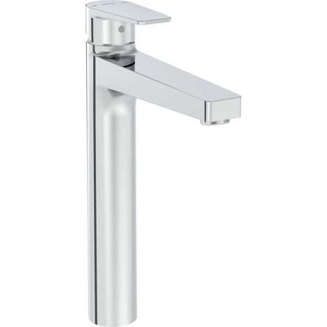 Vitra Flow Square Tall Basin Mixer Tap - Chrome