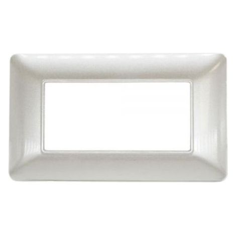 Mapam placca perla 4 posti compatibile Bticino Matix - JOY-P5004-PE