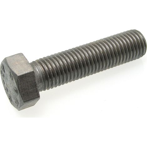 Vis à métaux tête hexagonale, entièrement filetée (TH) inox - Longueur: 25 - Qualite Inox: A2 - Diamètre: 6 (1/10)