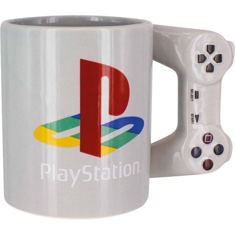 Altri Tazza 3D Gamer Start The Day ceramica 350 ml manicocontroller PlayStation colore Bianco