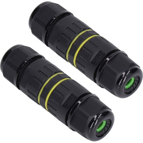 Lot de 2 boîtes de jonction multifonctionnelles étanches IP68 pour câbles d'éclairage et électronique (1/5)