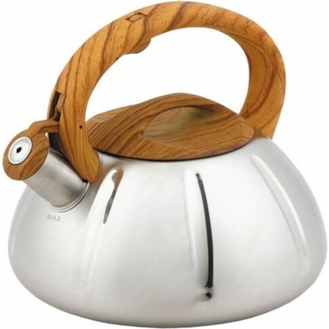 Bohmann BH-9956 Edelstahl-Wasserkocher mit Pfeife, 3,0 l (1/3)