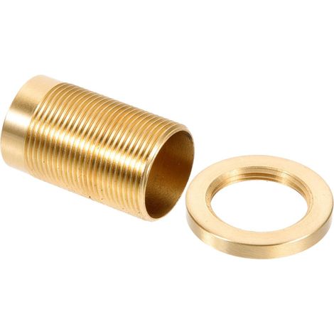 Douille de Lampe G9 en Cuivre Pur, Pièce de Luminaire de Remplacement Aspect Simple, Compatible Différentes Ampoules, Modèle G9, Finition Or (1/4)