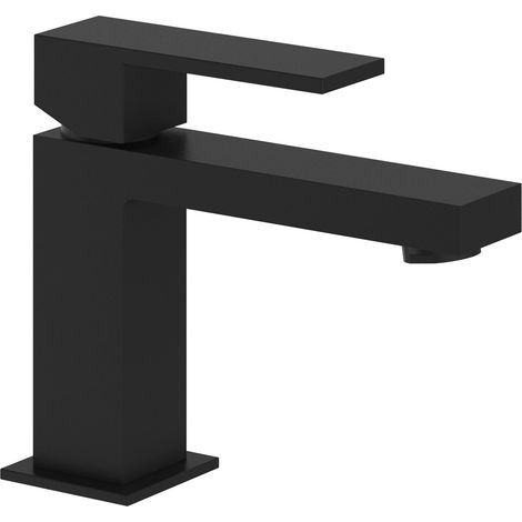 TEOREMA RUBINETTERIA Serie Alaska Pillar Miscelatore Monocomando Lavabo Nero