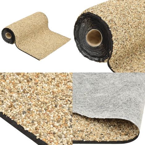 Revêtement de pierre sable naturel 800x40 cm - Revêtement De Pierre - Décoration De Jardin - Étang Artificiel - Liner D'étang - Ruisseau Miniature - Home & Living