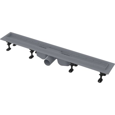 Alcadrain Canaline - Piatto doccia Optimal 105 cm, con bordo per griglia forata o inserimento di piastrelle APZ12-1050 (1/3)