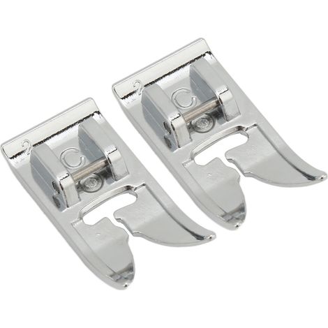 2 Pression Pieds Universels en Acier Inoxydable Facile à Utiliser pour Machines à Coudre Singer Viking (1/5)