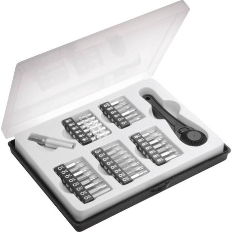 Dacal Jeu de clés à douille métrique 1/4" (6.3 mm) 37 pièces MBS40 C58391 (1/2)