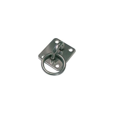 CAVALLOTTO A MAGLIA TONDA CON ANELLO SALDATO ART.925- - mm.20x21 - 4 pezzi