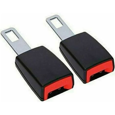 2x clip de verrouillage de boucle d'extension de ceinture de sécurité de sécurité de voiture réglable