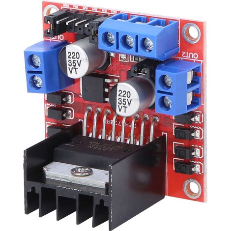 L298N Motortreiberplatinenmodul Doppel-H-Brücke kompatibel mit Schrittmotor Smart Car Roboter (1/5)