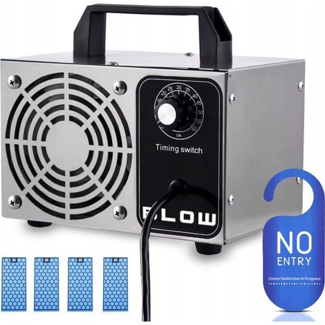 Potente ozonizzatore, generatore di ozono, purificatore d'aria da 60.000 mg/h con timer, 120 W. (1/5)