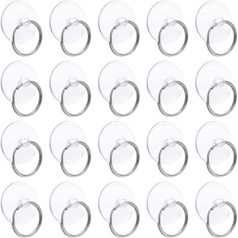 20pcs Suction Cup Hooks with Loops (1/5)