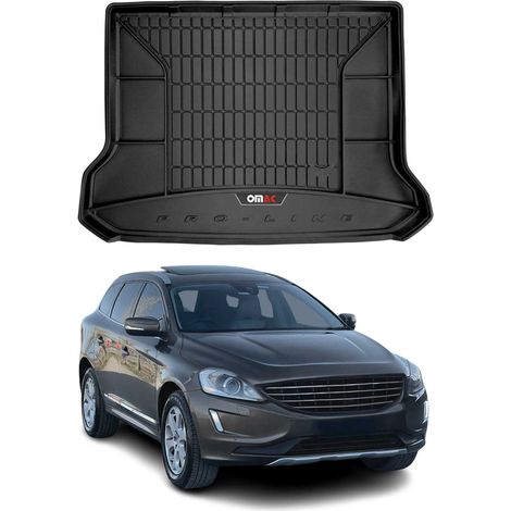 Tapis de Coffre 3D TPE Premium Compatible avec Volvo XC60 2008-2017 Bac de Protection de Coffre Intérieur antidérapant Revêtement de Coffre Bords Hauts pour Voiture Noir (1/5)