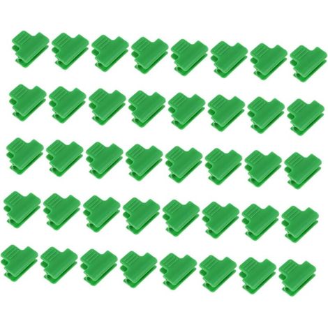 Lot de 40 colliers de serrage pour serre, serre-tubes, serre-film, serre-ombre, serre-plantes, accessoires de serre, pinces de support de jardin (1/5)