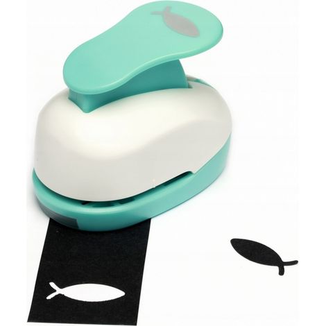 Perforatrice decorativa per carta 25 mm 2,5 cm Pesce
