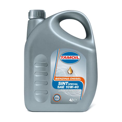 Tamoil Olio Motore 10W-40 Sintetico 4L - Benzina e Diesel