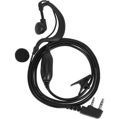 Écouteur de sécurité Walkbee SZRH A-F pour radios Kenwood - oreillette noire (1/2)