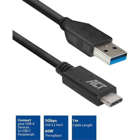ACT USB 3.0 Kabel, USB-A auf USB-C, 1 Meter (1/5)