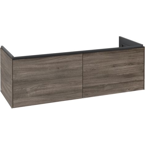 Villeroy & Boch Subway 3.0 armoire sous lavabo, 2 tiroirs,
