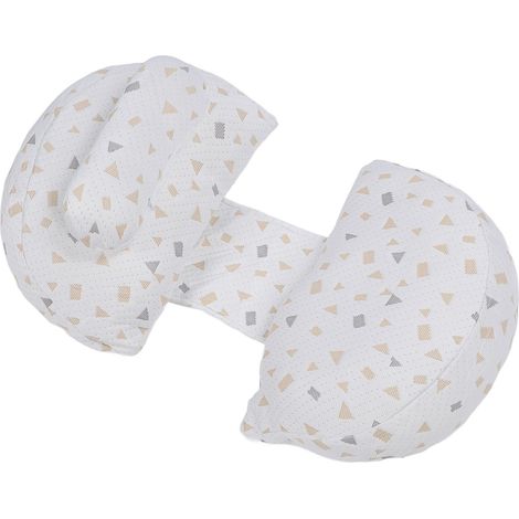 Coussin de grossesse en forme de U, coussin de soutien pour dormir sur le côté, coussin de maternité multifonctionnel et lavable, coussin de soutien du ventre pour femmes enceintes, gris (1/5)