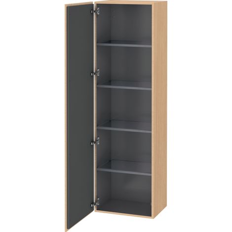 Duravit L-Cube armoire haute, 1 porte charnière à gauche,