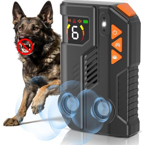 Anti Aboiement Chien Ultrason Puissant, 2 Émetteur Ultrason Renforcé