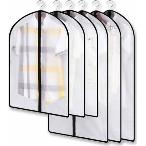 transparent mothproof garment bags, anti-moth garment bags, dustproof garment bag set, perfect for protecting clothes and shirts in the wardrobe (1/5)